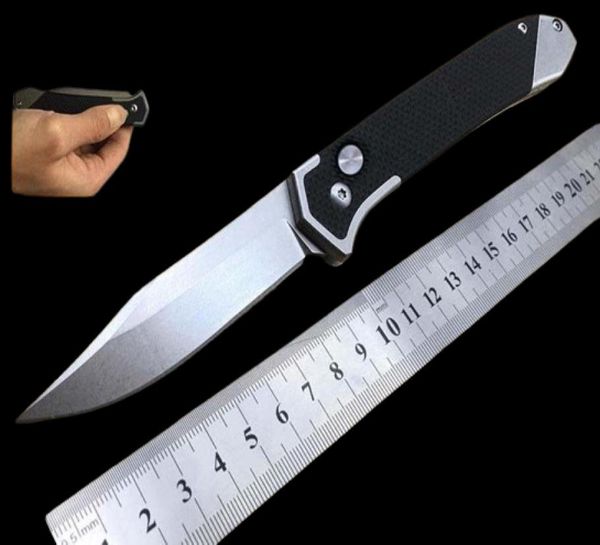 Coltello tattico automatico Sog Blade Knife Outdoor Portable pieghevole Knife 440C 59HRC Himpe da campeggio in fibra di carbonio G709149802