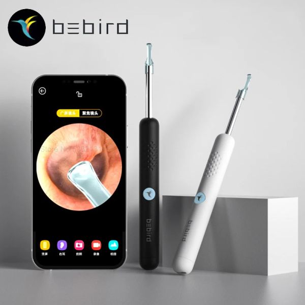 Trimmers Original Bebird R1 Smart visuelle Ohrstöcke Endoskop 300W hohe Präzision Earpick Mini Kamera Otoskop Gesundheitswesen Ohrreiniger