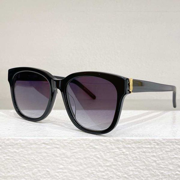 24SS New Fashion Brand Show Monogram SL M40 Солнцезащитные очки для женщин -дизайнерская ацетатная каркавая рама Золото -синяя линза высшего качества солнцезащитные очки Pwdd