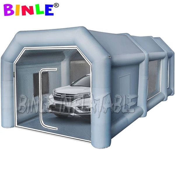 Luce porta gratuita mobile gonfiabile Spray Paint Booth per l'auto con sistema filtro gonfiabili gigantes workstation work stand cabine ftcar dipinte commerciali commerciale commerciale commerciale commerciale