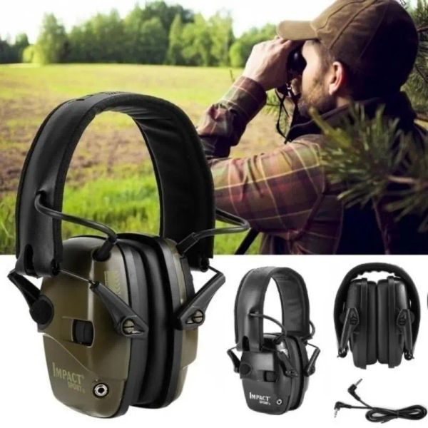 Protetor Electronic Shooting Mutefff Antinise Ear Protector Tactical Protection Headset dobrável