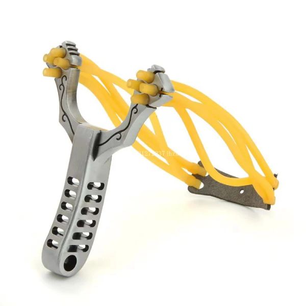 Slingshots Paslanmaz Sapçılar Slinghtot Açık hava avlamak için güçlü ve hassas atış Slingshot Bahar Sling Shot Catapult