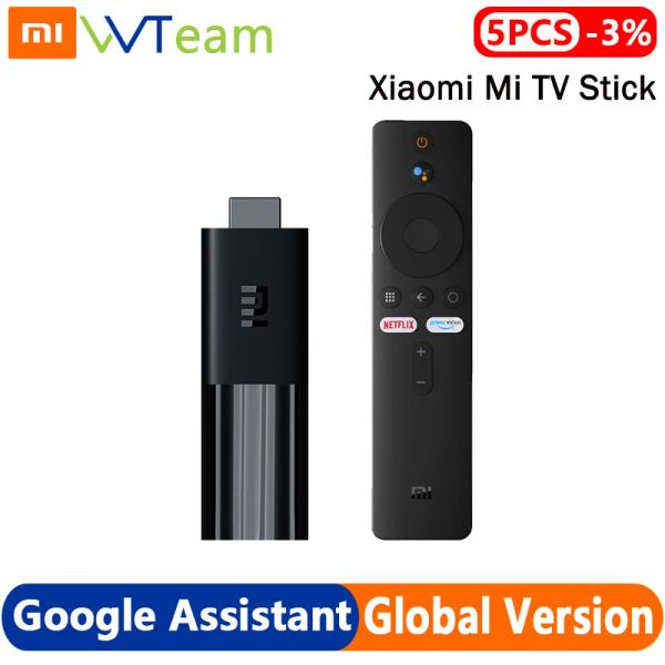 Boots Xiaomi Mi TV Stick Global Android 9.0 FHD HDR Quad Core Hdmicabatible 1 ГБ+8 ГБ Bluetooth Wifi Google Assistant