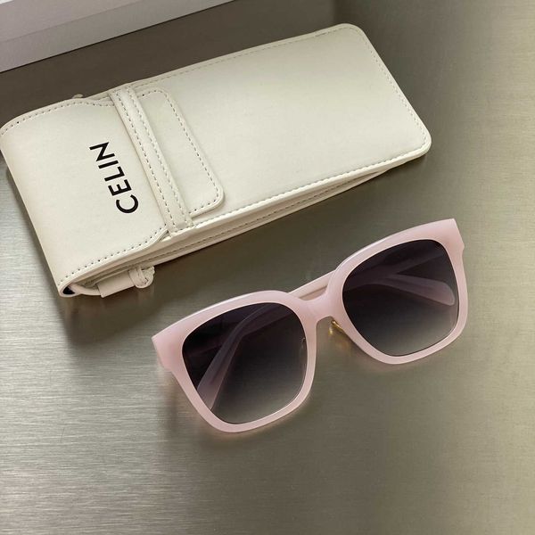 Óculos de sol designer New CE520 Limited Edition Óculos de sol feminino Pink Triumphal Arch Square Sunglasses Inspir