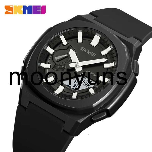 Skmei Watch Wristwatches Skmei Japan Movimento Digital Dst Wrorld Time Ratches Mens Countdown Chrono Wriswatch impermeabilizado 5 Alarmes Data Relógio