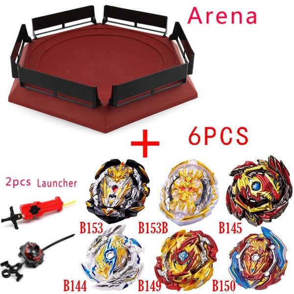 Tops Launchers Beyblade Burst Set di giocattoli con antipasto e Arena Bayblade Metal God Blayblade Top Bey Blade Blade Toys 240422