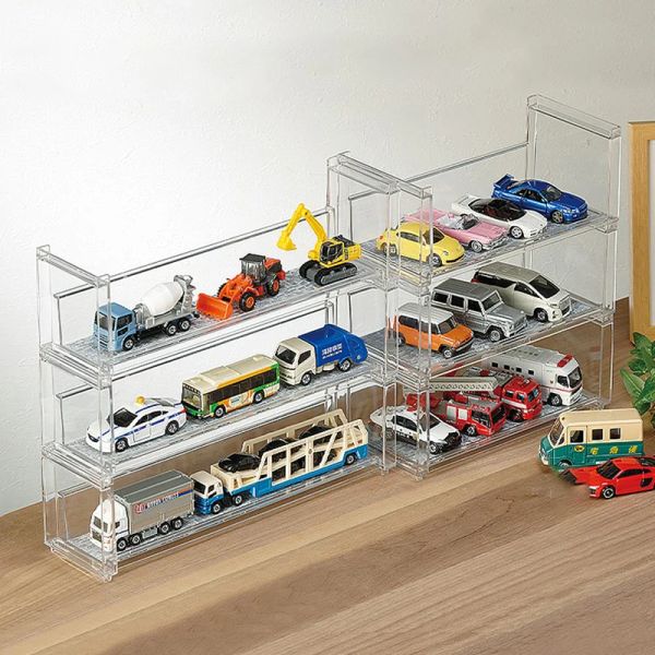 Rack shelf di riser per display acrilico impilabile per figure funko, profumo, supporto per organizzatore di cosmetici, portabicchieri del modello di auto