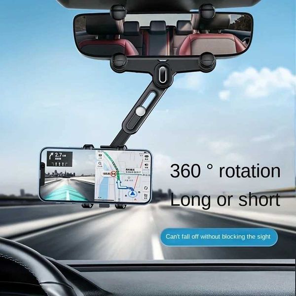 Celular Mounts Suports 360 CARRO ROTATIVO TROCAÇÃO DE MELHOR VELOCIDADE - Perfeito para crianças e adultos - Compatível com telefones e dispositivos GPS - Sturdy A Y240423