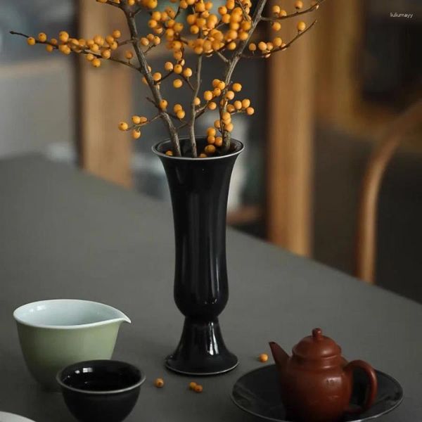 Вазы оригинальное украшение вазы элегантное дом на открытом воздухе керамика современная круглая фарфоровая европейская минималистская декор.