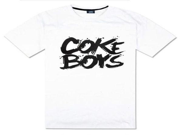 Mode neue Marke Coke Boys 10 Stile T -Shirts HipHop Kurzarm T -Shirts billig o Hals Tees Herren T -Shirt S hipping8012574