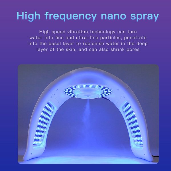 Fototerapia rejuvenescimento da pele apertar o tratamento da acne PDT LED LED LEV LIGHT FACIAL DISPOSITIVO COM FACE A PURNO