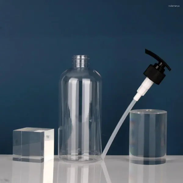 Speicherflaschen, die mit dem unteren Design haltbarer BPA-freier Pumpenpumpe für die Shampoo-Lotion-Seife langlebiger Seife abgeben
