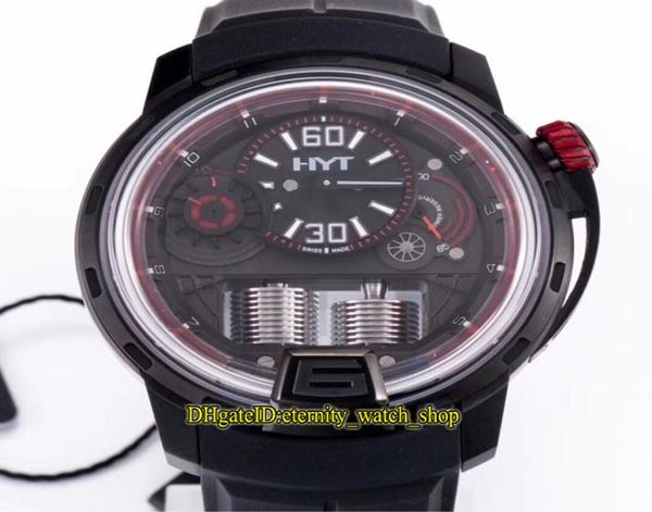 Versão atualizada do cy hyt h1 148dg22gfru drácula dlc de criatividade exclusiva dial japan nh05 masculina automática de reses pretos borracha 4606910