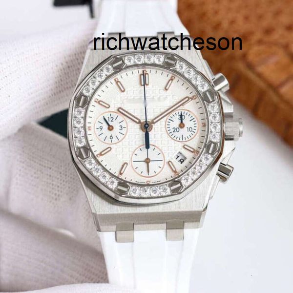 AP Menwatch Chronograph Watch Высококачественные APS Luxury Diamond AP Mens Watch Watches Menwatch 399D SuperClone Swiss Auto Mechanical Movement Uhr All6pin