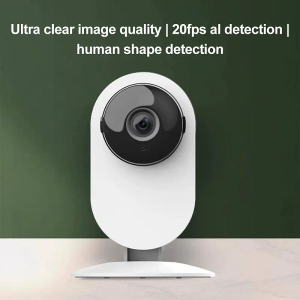 Controllo Smart Camera wireless Sorveglianza interna rilevamento di figure umane Tuya AI Rilevamento Smart Home WiFi Detection Motion Motion