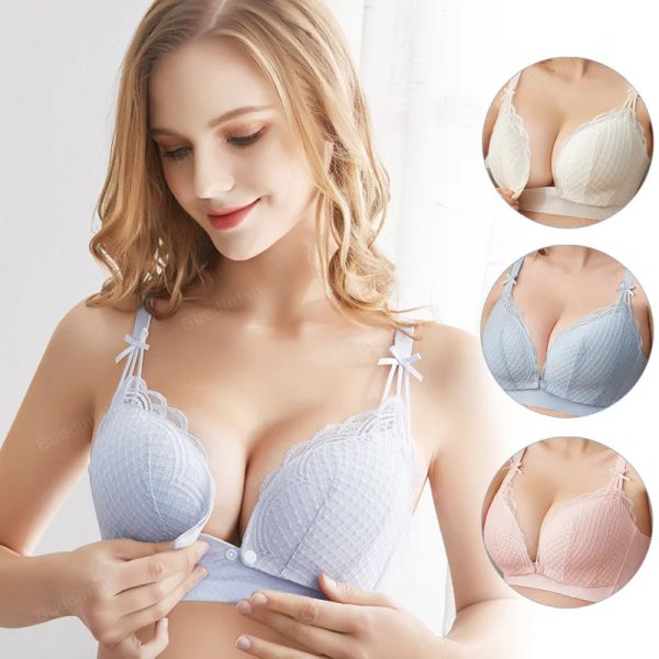 Vestidos de maternidade fantasia de roupas íntimas amamentando sutiãs mralette enfermeira acessórios de renda sexy alimentação sólida suter