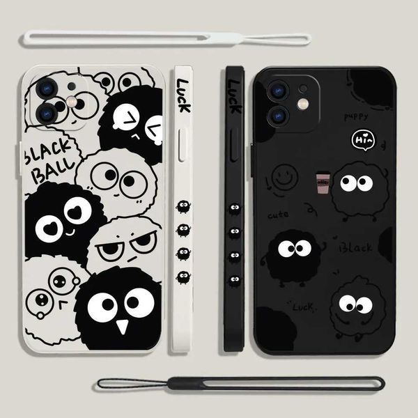 Case di telefoni cellulari divertenti Black Blachettes Telefono per il telefono per Vivo Y20 Y30 Y50 Y33T Y11 Y12 Y12S Y15 Y17 Y19 Y21 IQOO11 V23 V23E V21 X90 S1 PRO 5G COPERCHIO Y240423