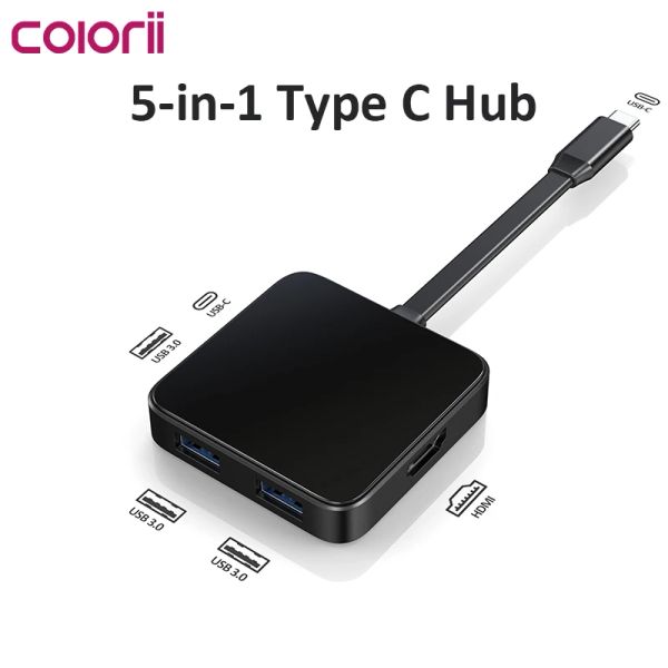 Hubs Dex Station Hub USB C Full HD 4K Dispale USB 3.0 USB Type C Adapter для планшета для ноутбука для смартфона