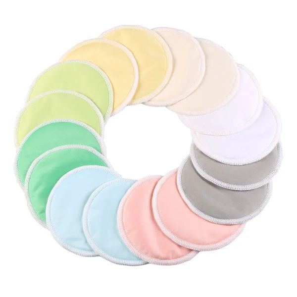 Enhancer 24pcs PADs de mama reutilizáveis para mulheres grávidas Mamãe amamentando à prova d'água de grande absorção de 12 cm de maternidade laváveis