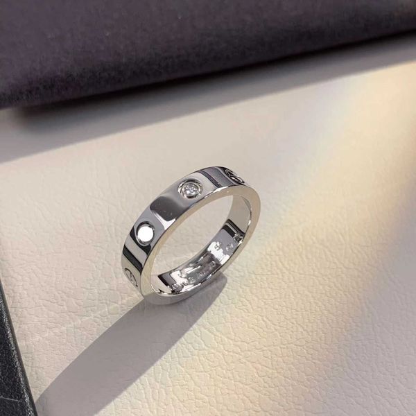 Anello stellato Rings Rings High Version High Vendevo anello di coppia a diamante singolo con oro placcatura alla moda e personalizzato di dita di dito Lumo e nicchia Desig