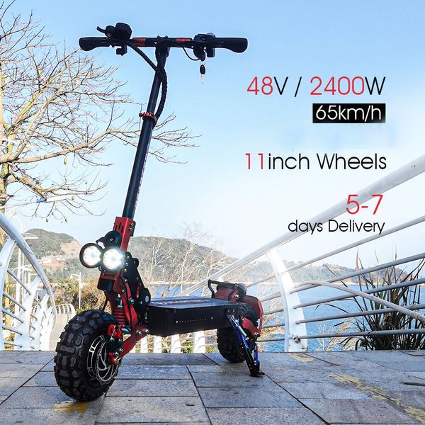 Scooter elétrico Scooter Adulto 2400W Motor duplo 11 