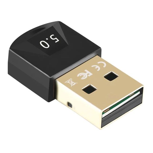 2024 Новый USB Bluetooth Adapter v5.0 Беспроводной Bluetooth Dongle Music Sound Adaptador Adaptador Bluetooth Adapter для беспроводного USB для