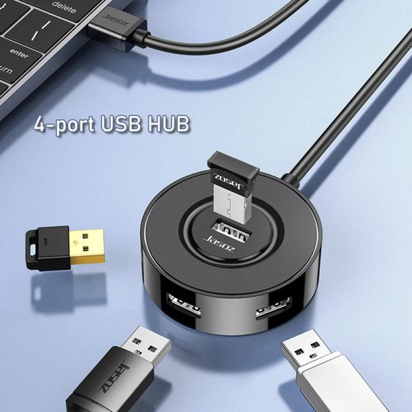 Hubs USB 2.0 Tipo C Hub 4 Porte Supporto per HDD USB SD Card Tastiera per cellulare Carica rapida per telefono per PC per laptop MacBook