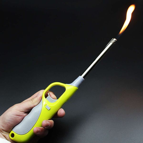 Torch Butane più leggero senza gas candela ricaricabile multiuso più leggero per cucina pilota per camino pilota.