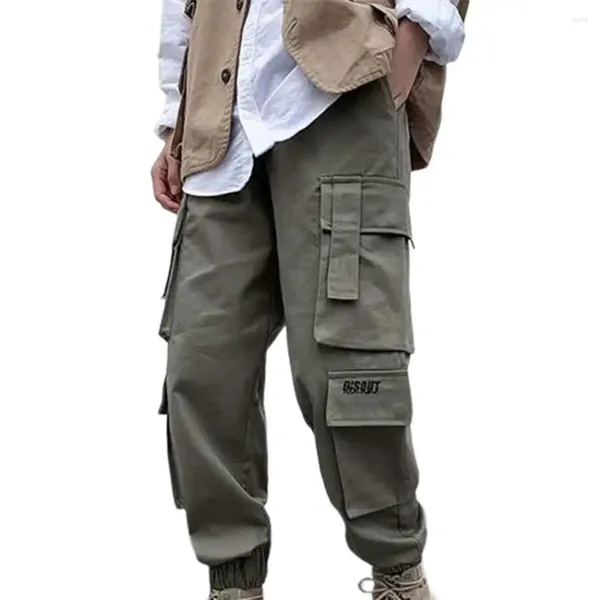 Pantaloni maschili eleganti moderni tasche moderne pantaloni primaverili da uomo a misura di tattile minimalista per all'aperto