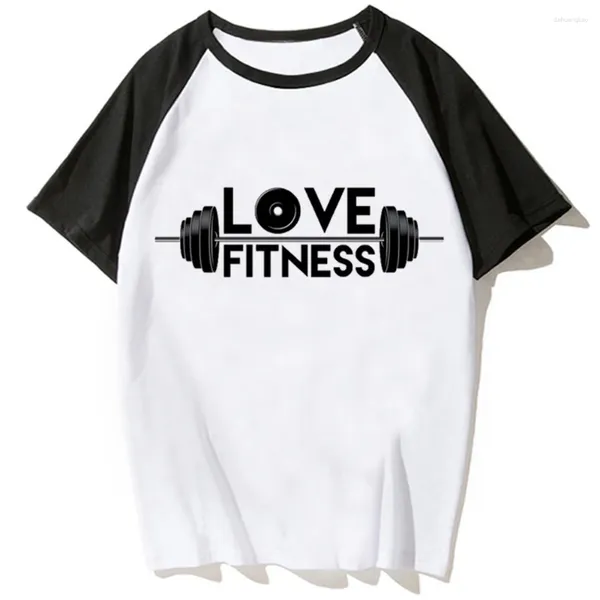 Kadınlar tişörtler Crossfit fitness tshirt kadın anime tişörtleri kadın grafik manga tasarımcı giyim