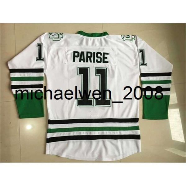 Kob Weng Weng Wholesale Men's n d hockey Jersey blank 7 tj oshie 9 Jonathan Toews 11 Zach Parise Fights Siouxs Dakota College Hockey Jersey