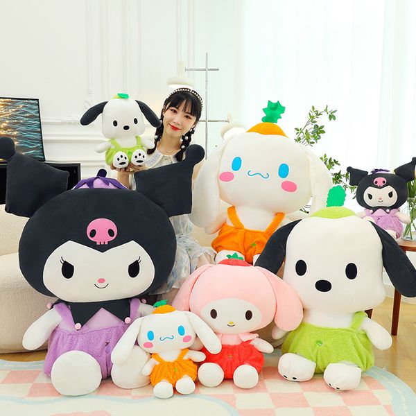 Kuromi Melody Cinnâmoroll Toys de pelúcia Plexhier Soft Pillow Plelight Dolls Birthday Gift Gift Valentines Presente