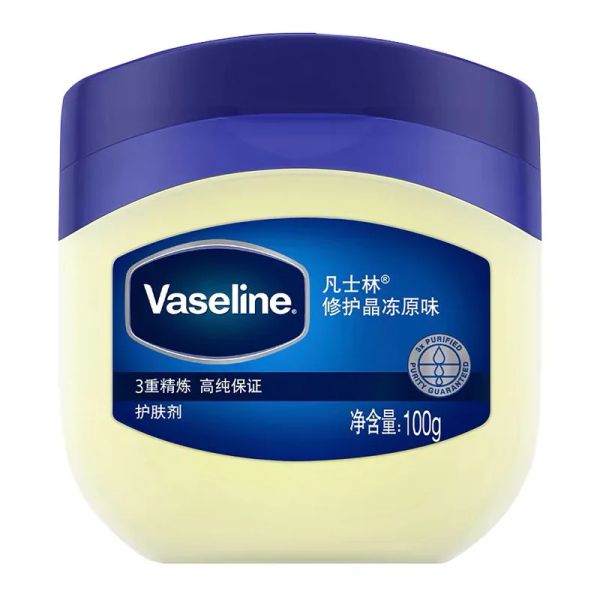 Cabeças Original Vaseline Repare Crystal Frost Hand and Foot Cream, Loção de corpo hidratante