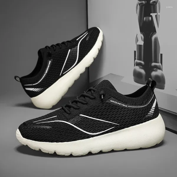 Повседневная обувь 2024 Оригинальные чернокожие мужчины, бегущие удобные унисекс Sock Sport