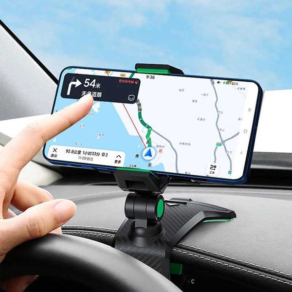 Celular montar suportes para o carro celular suporta 1200 graus de telefone rotativo número de telefone no suporte de telefone para um telefone celular de 7 polegadas Y240423