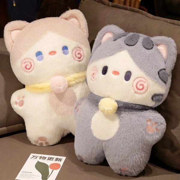 Giocattoli da 40 cm kawaii 3 colori cartoni animati peluche giocattoli morbidi bambola animale da gattino giocattoli cuscinetto abbraccio per bambini simpatici regali