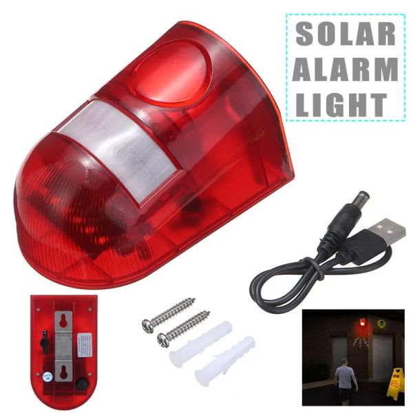 Acessórios mais novos alarme solar LED LED STROBE LUBL