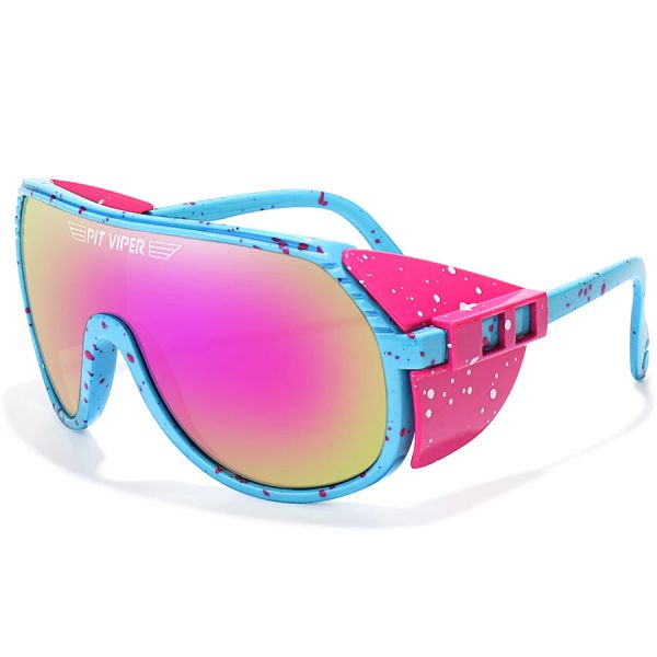 Occhiali da sole Brand Cycling occhiali da sole Vintage Punk Men Women Cool Pilot Shades Uv400 Sport MTB Bicyele Goggle senza caso