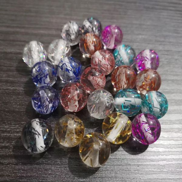 Бусы оптом новейшие 16 мм 200 шт./Сумка AB Glitter Beads для DIY/ручные/модные украшения