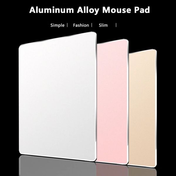 Repousa chyi alumínio alumínio metal slim game mouse pad Magic Xiaomi MICE Gamer PC Computador Laptop Gaming Mousepad para Apple Book Pro pro