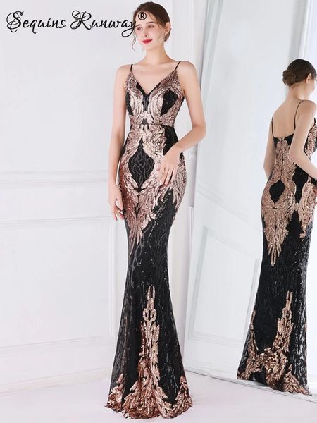 Повседневные платья сексуальные элегантные роскошные вечер для женщин 2024 день рождения выпускной вечер без списка Sequin Slip Summer Dress vestidos