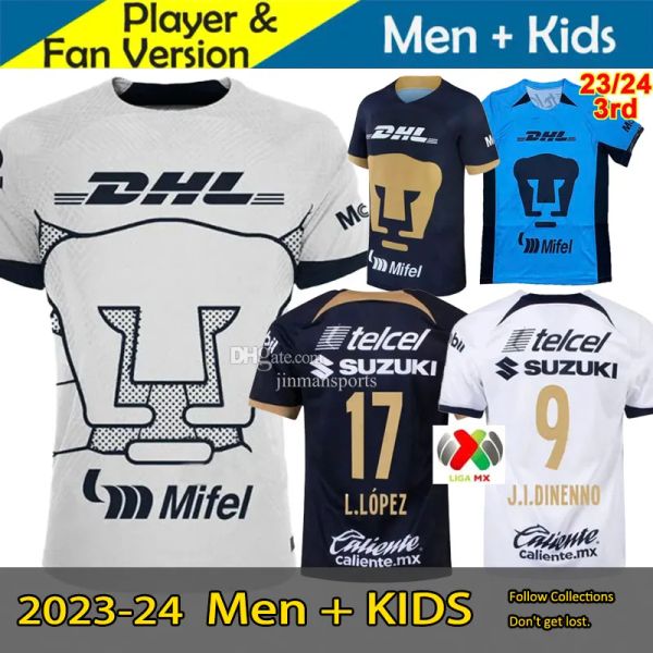 23 24 25 Mexiko Club Unam Cougar Herren Fußballtrikot