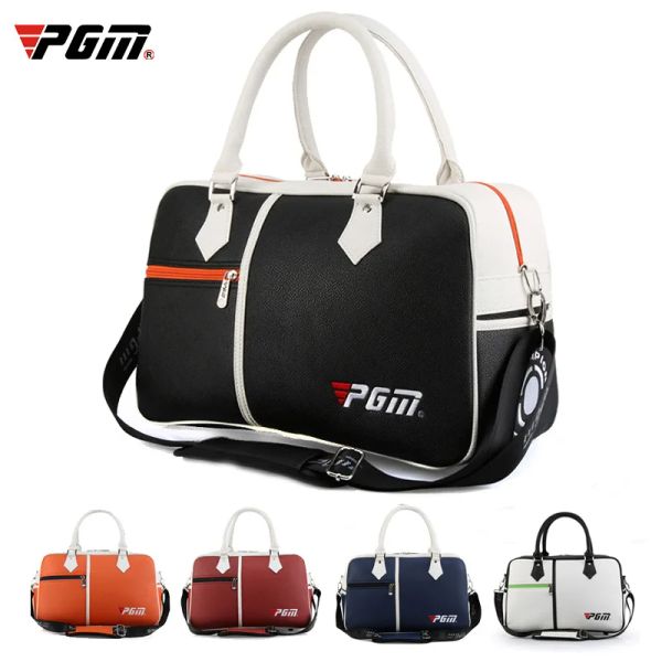 Bolsas 1 PCS Bolsa de roupas de golfe PGM Men e feminina Bolsa de bola PU Cross Body Boly Bag de grande capacidade Ultra leve e portátil