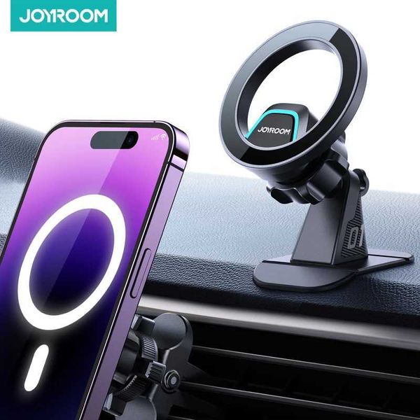 Сотовые крепления держатели Joyroom Magnetic Car Phone Mount 20 сильнейших магнитов автомобильного телефона держатель приборной аппарат.