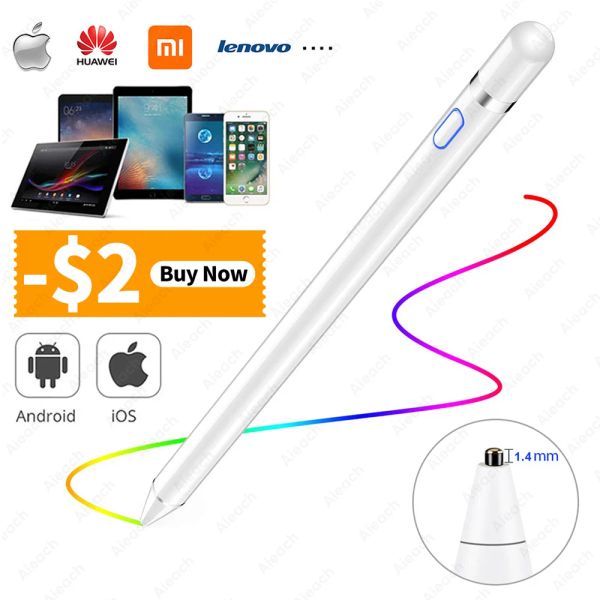 Penne Tablet Touch Pencil per stilo Apple iPad Pro 10.5 12.9 11 9.7 Air 2 3 Mini 5 4 Smart Active penna per Stylus Huawei Xiaomi Lenovo