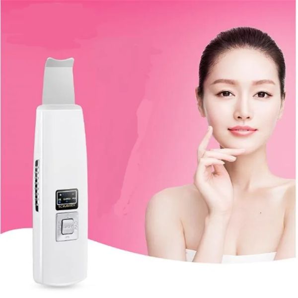 Instrument Ultrasonic Beauty Tool Facial Peeling Face Porenreiniger Gerät LCD Hautpflege Pecrubber Reinigung Lift Aufhellung Antiaging -Produkt