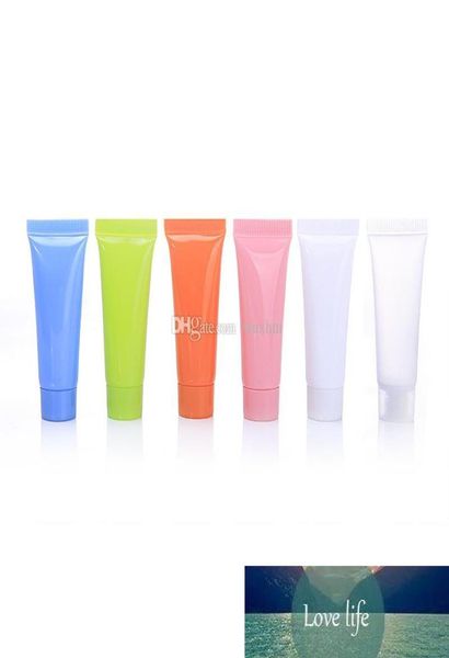 100 pezzi da 5 pezzi da 5 ml da 10 ml di tubi di lozione in plastica ridotta a morbido vuoto Squeeze Packaging cosmetico Crema Crema Crema Crema Crema Crema di cura Crema di cura Crema Crema Crema