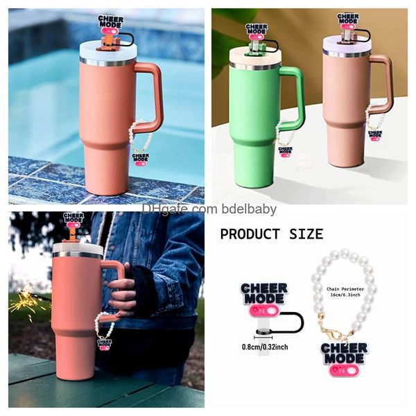 Altro cartone animato da bevande St ers toppers Cheerleader Pearl Cioncant per la tazza di bere accessori per fascino ST Delivery Delivery Ot1WD