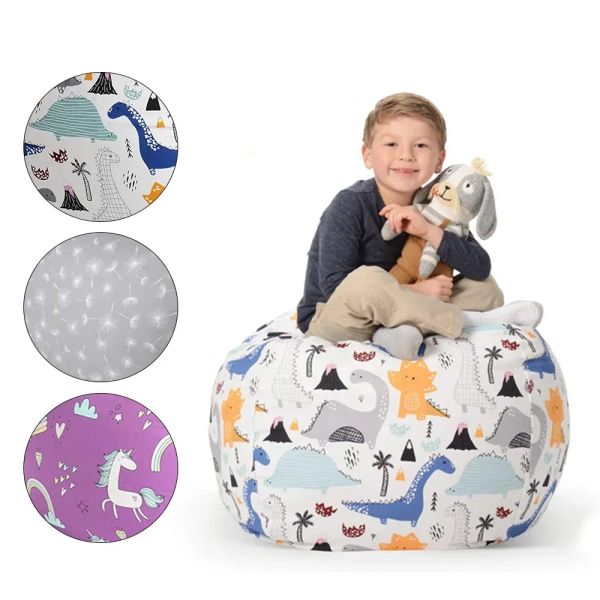 Bags 2024 Saco de armazenamento de artigos infantis pode ser usado como decoração em casa para sofá depois de armazenar brinquedos de pelúcia com preenchimento de grande capacidade