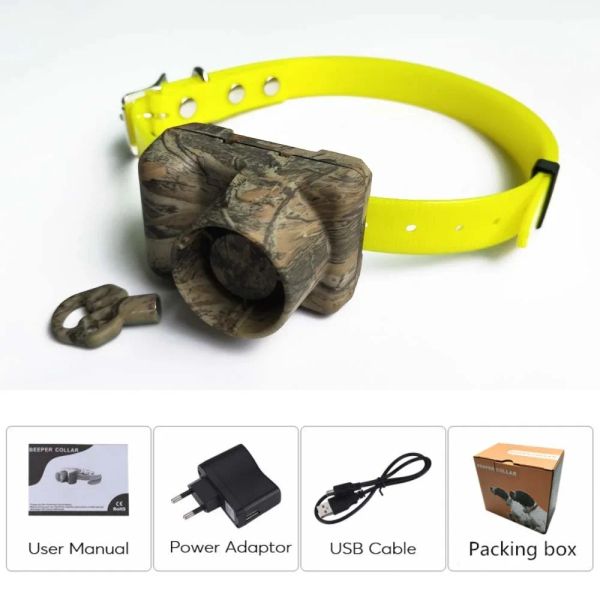 Collars Waterproof Hunting Dog Beeper Collari di addestramento per cani ricaricabili Collar 8 Sound Else -E -Exchare per cani da addestramento sportivo